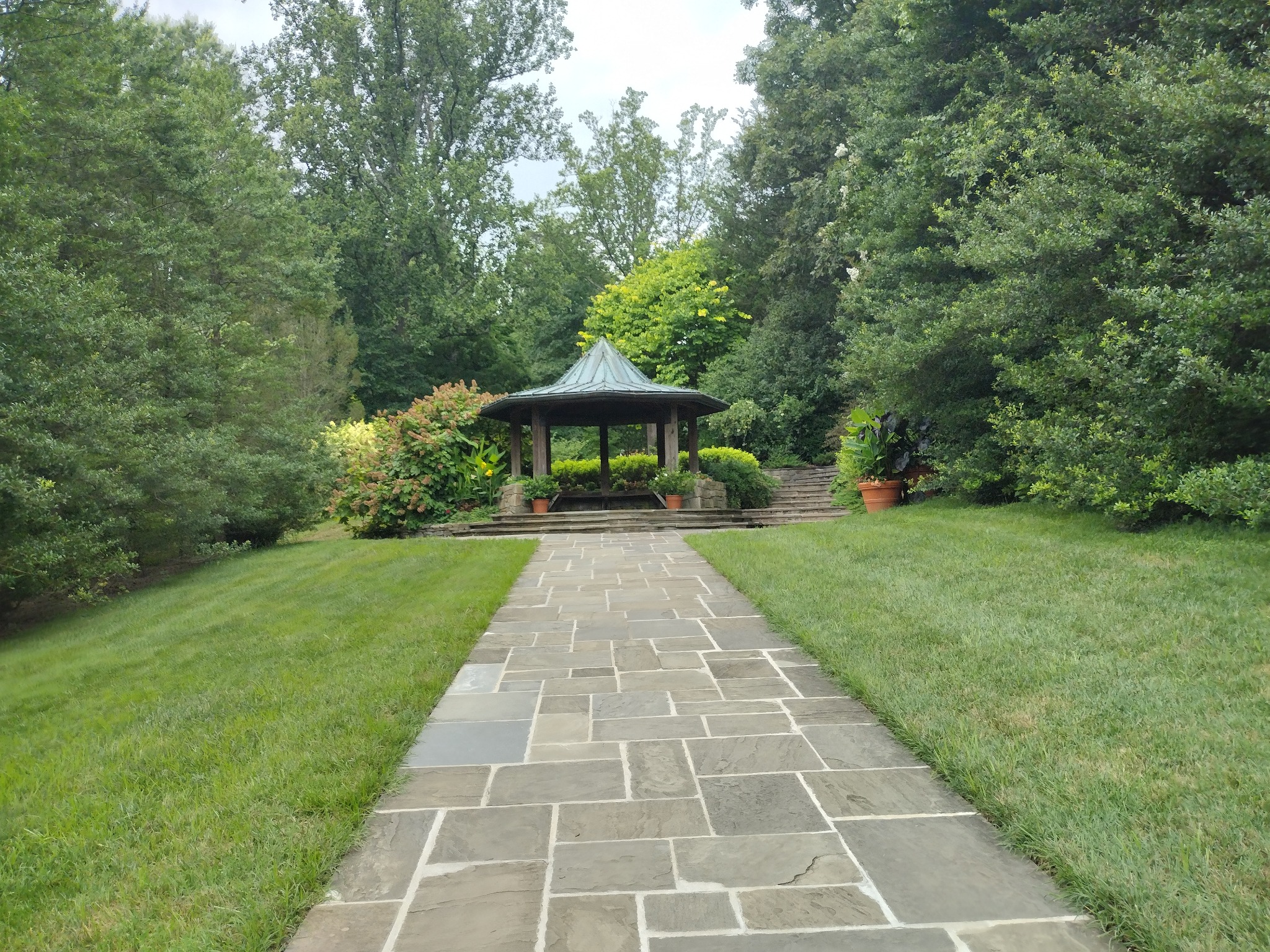 Peaceful scene photographed at Brookside Gardens